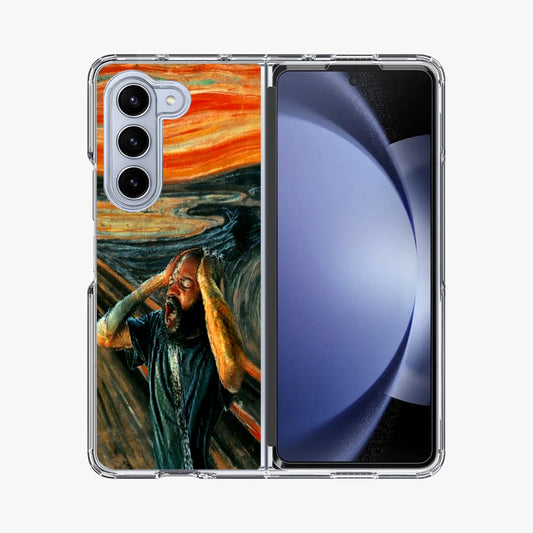 The Scream Death Grips Samsung Galaxy Z Fold 5 Case