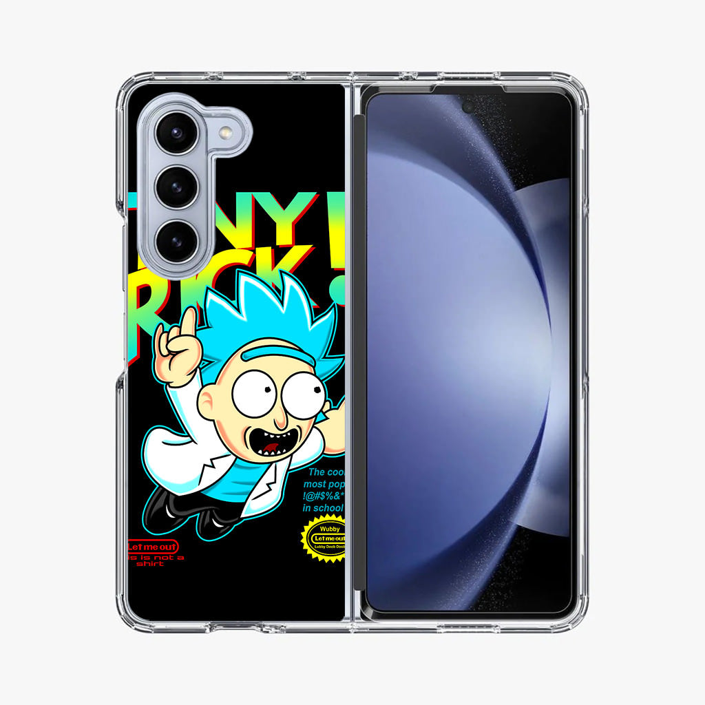 Tiny Rick Let Me Out Samsung Galaxy Z Fold 5 Case