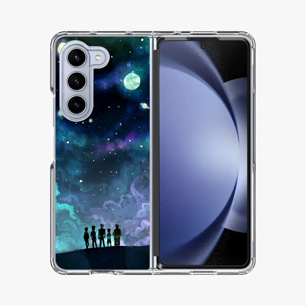 Voltron In Space Nebula Samsung Galaxy Z Fold 5 Case