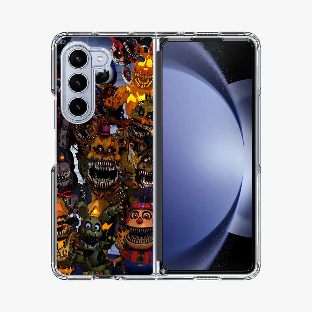 Five Nights at Freddy's Scary Characters Samsung Galaxy Z Fold 5 Case