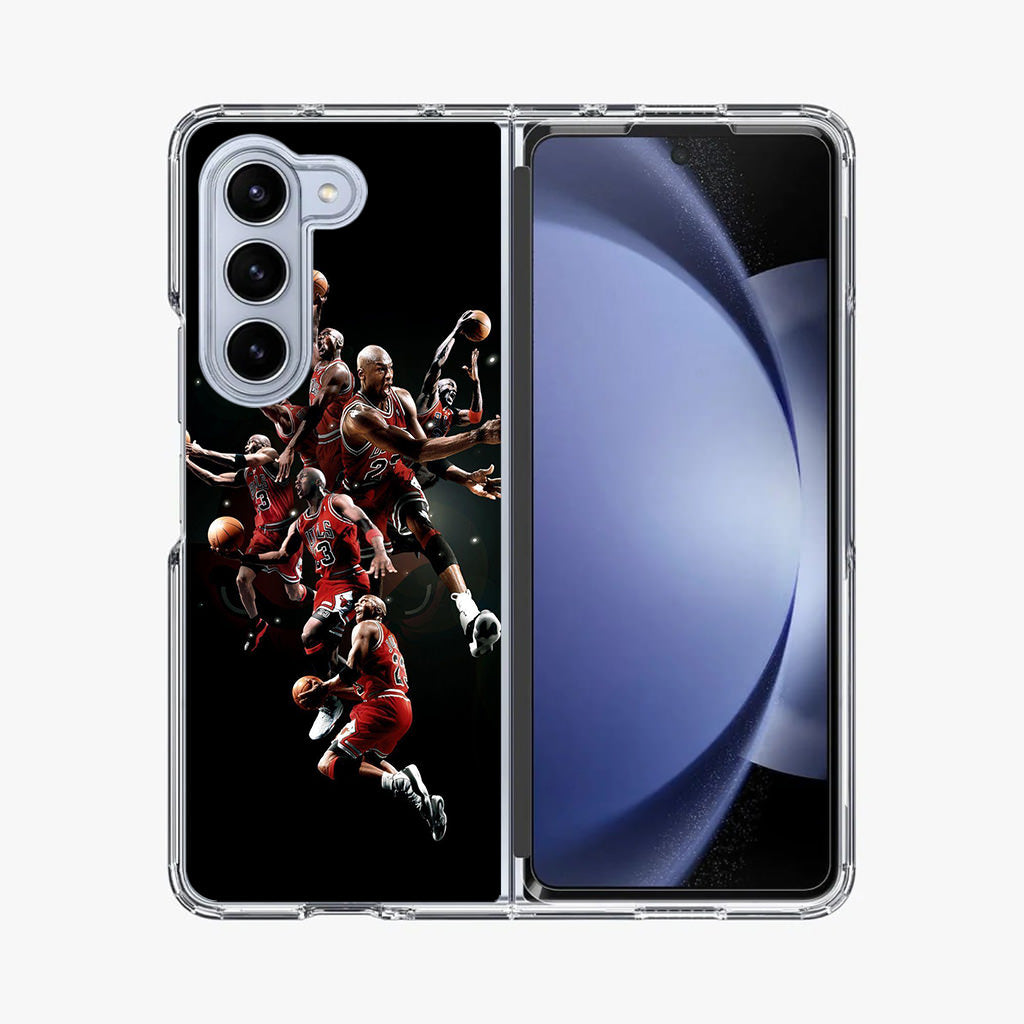 Michael Jordan Best Moment Samsung Galaxy Z Fold 5 Case