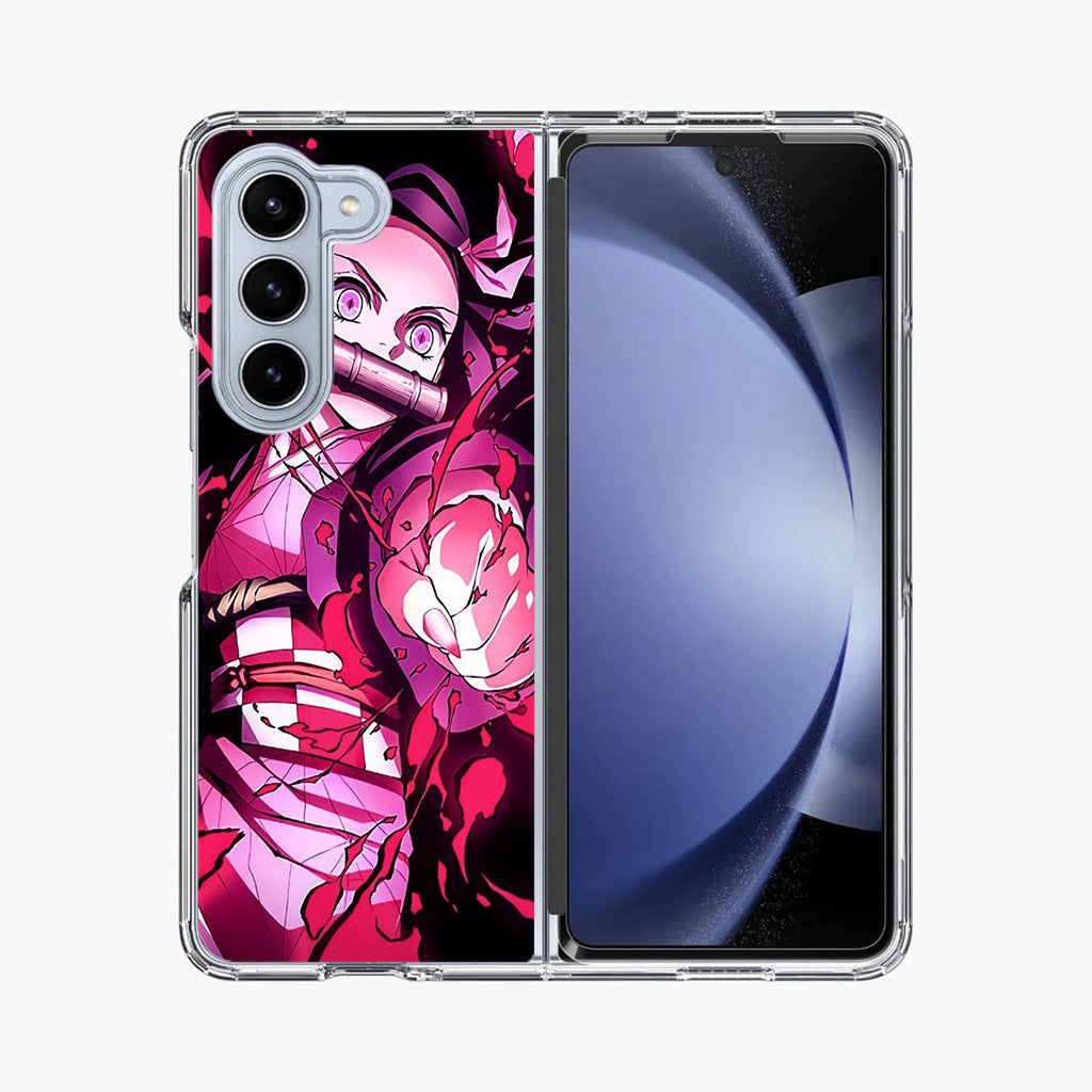 Nezuko Blood Demon Art Samsung Galaxy Z Fold 5 Case