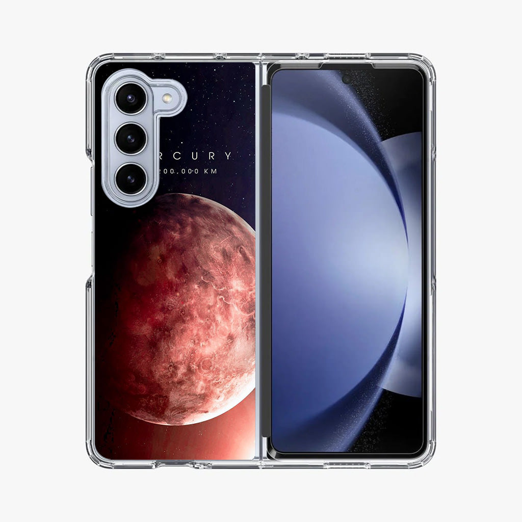 Planet Mercury Samsung Galaxy Z Fold 5 Case