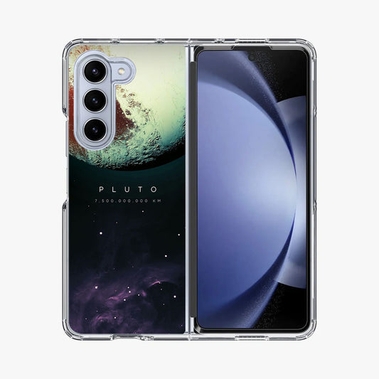 Planet Pluto Samsung Galaxy Z Fold 5 Case