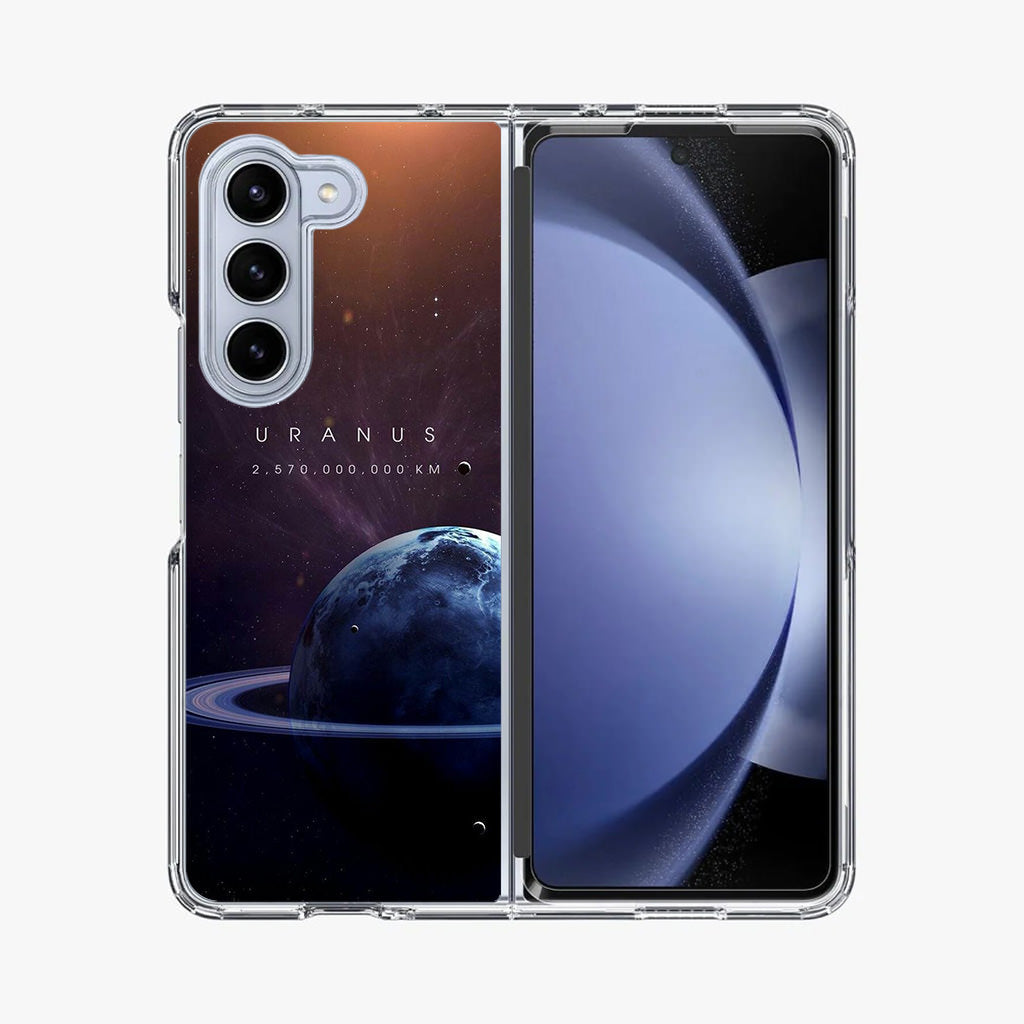 Planet Uranus Samsung Galaxy Z Fold 5 Case