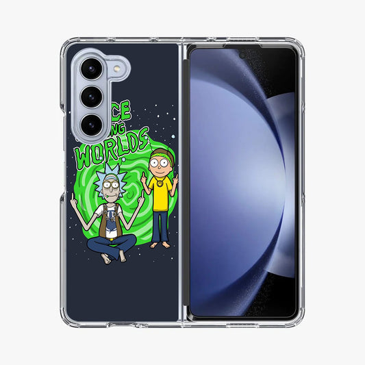 Rick And Morty Peace Among Worlds Samsung Galaxy Z Fold 5 Case