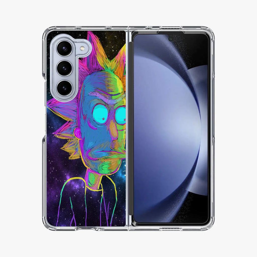 Rick Colorful Crayon Space Samsung Galaxy Z Fold 5 Case