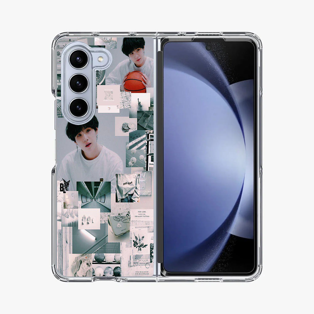 Suga College Wallpaper Samsung Galaxy Z Fold 5 Case