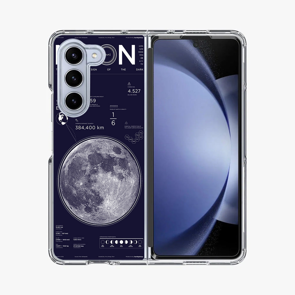 The Moon Samsung Galaxy Z Fold 5 Case