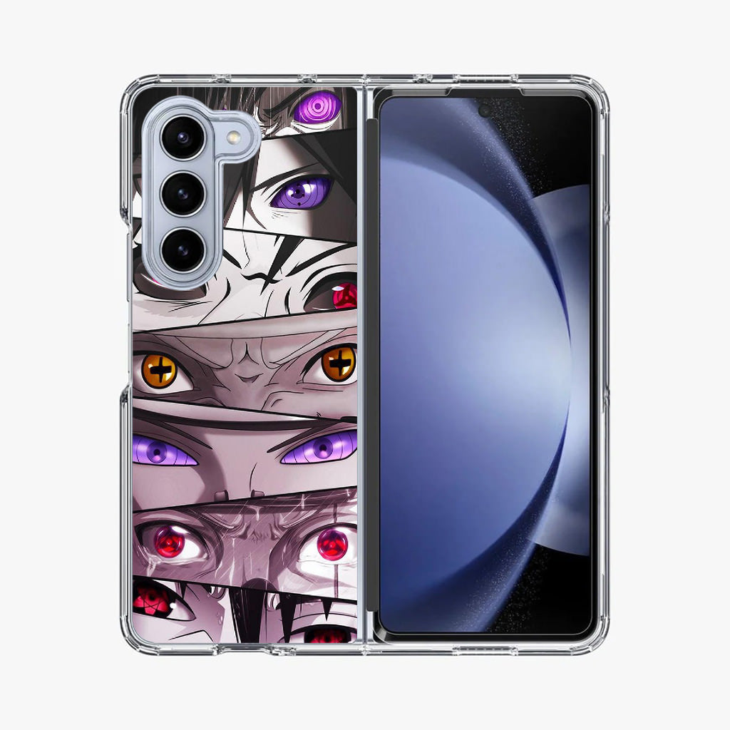 The Powerful Eyes on Naruto Samsung Galaxy Z Fold 5 Case