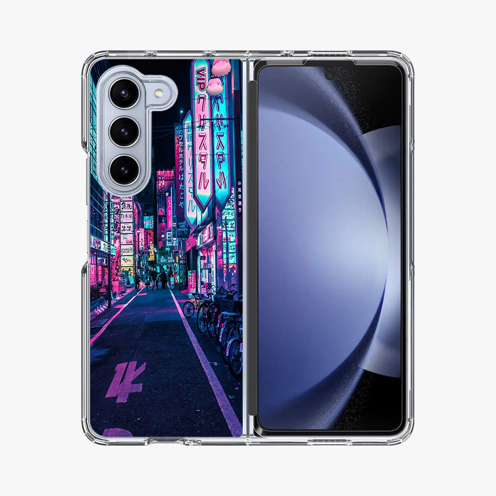 Tokyo Street Wonderful Neon Samsung Galaxy Z Fold 5 Case