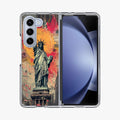 Canvas Art Statue of Liberty Samsung Galaxy Z Fold 5 Case