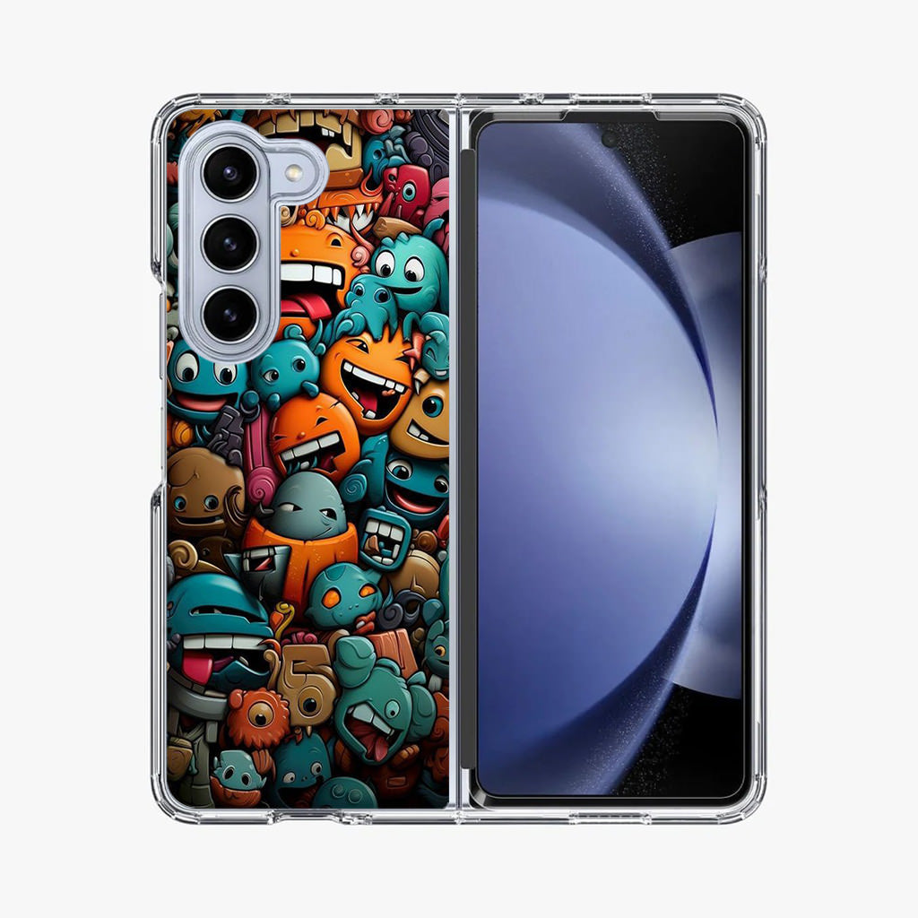 Chaos Chuckles Invasion Samsung Galaxy Z Fold 5 Case