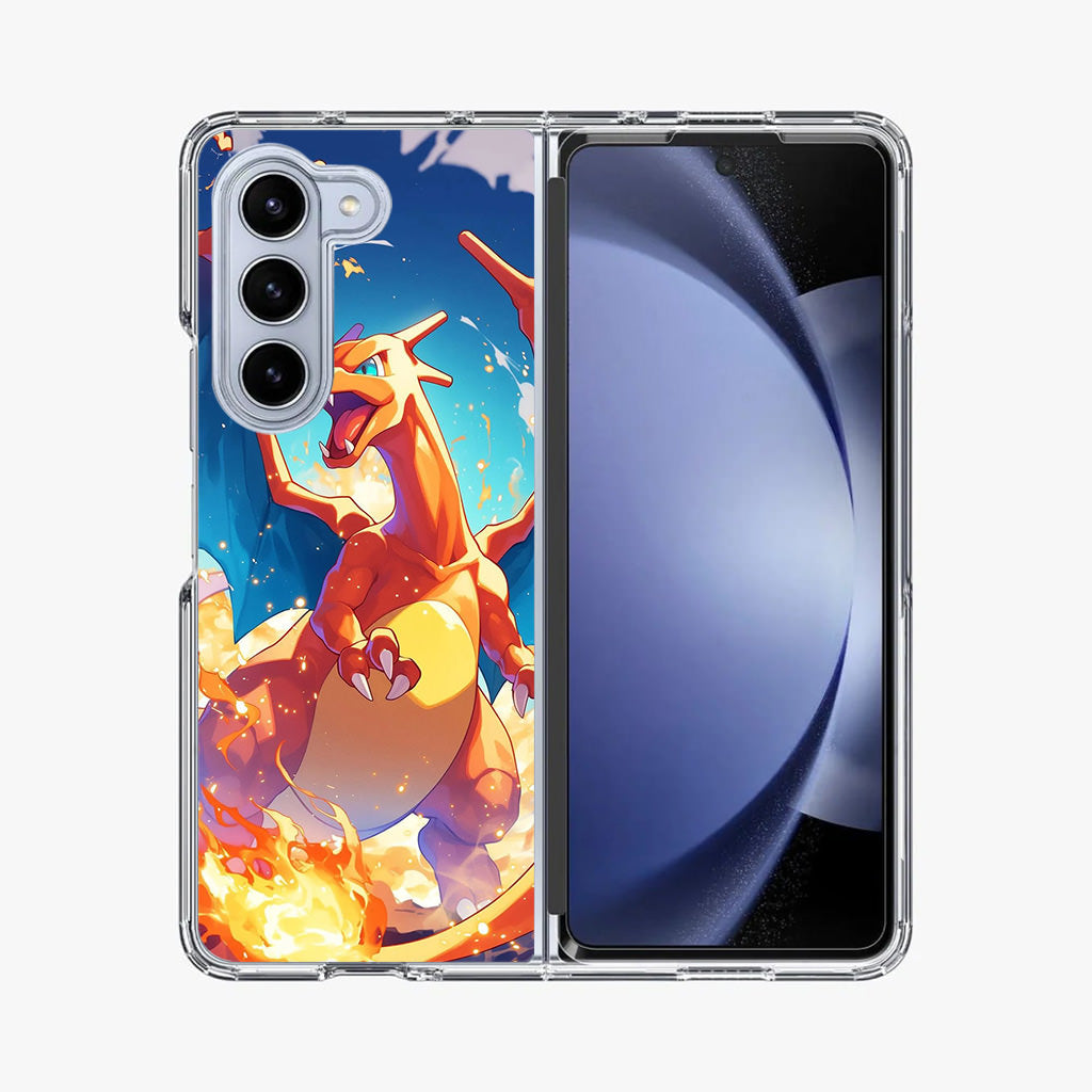 Charizard Crimson Storm Samsung Galaxy Z Fold 5 Case