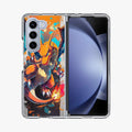 Charizard Inferno on Canvas Samsung Galaxy Z Fold 5 Case
