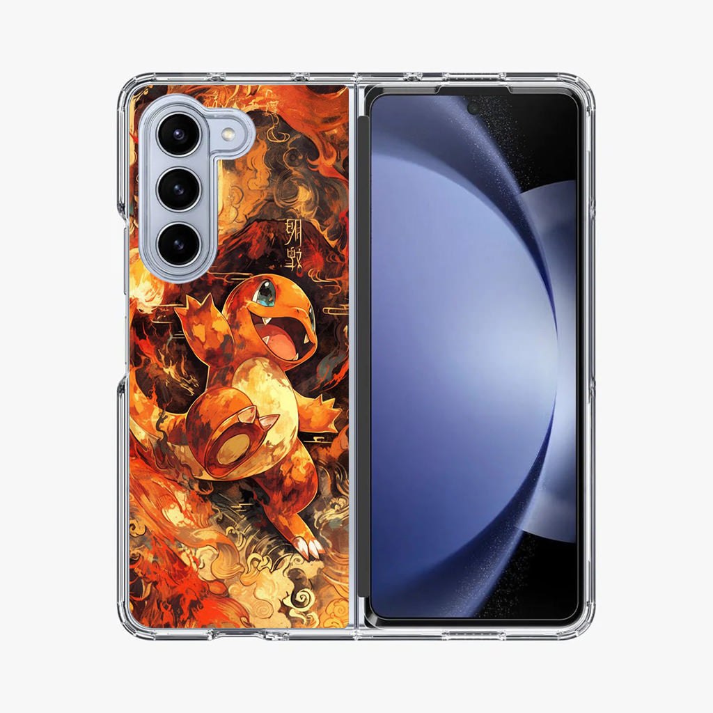Charmander Ember Dance Samsung Galaxy Z Fold 5 Case