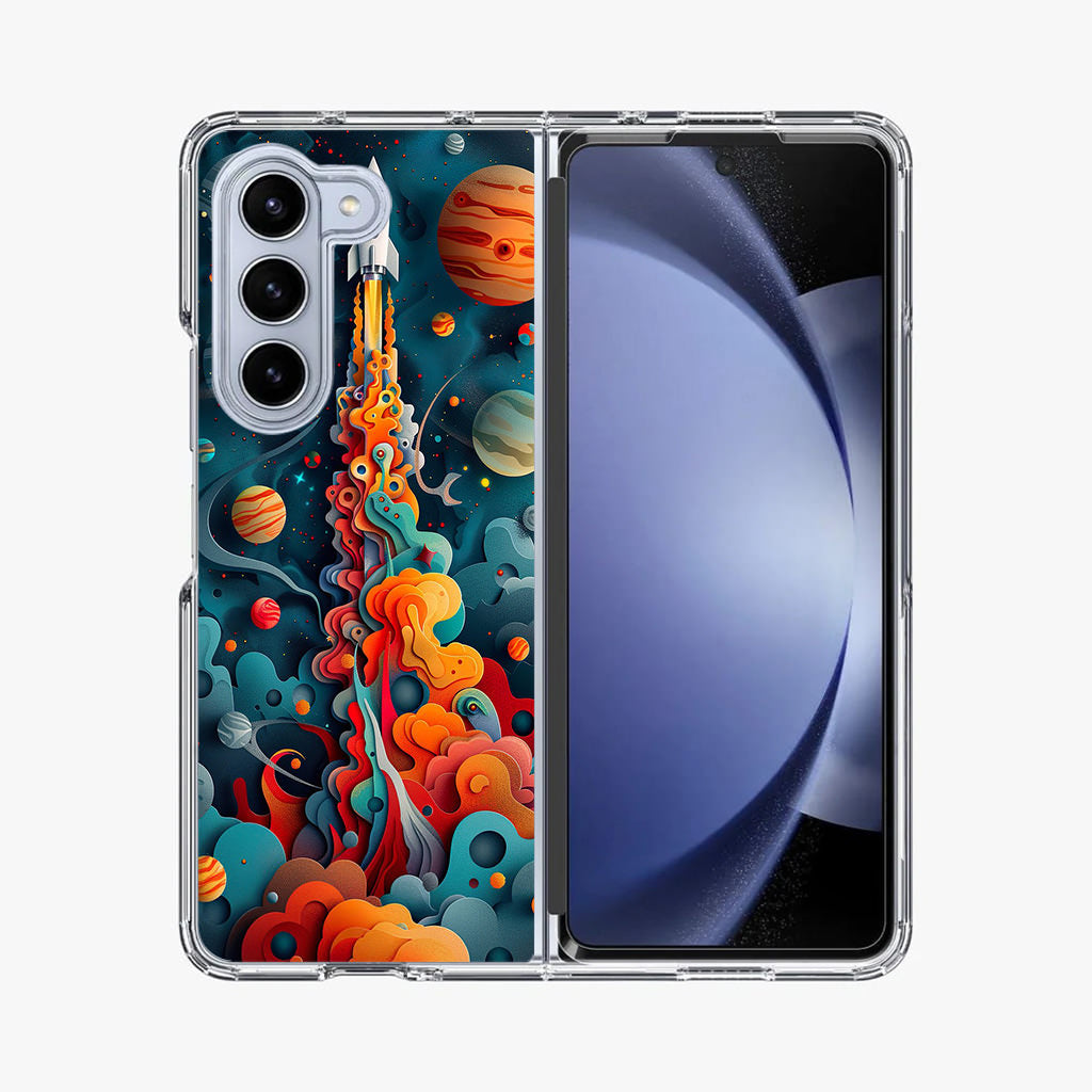 Cosmic Ignition Samsung Galaxy Z Fold 5 Case