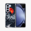Crimson Eclipse The Mountain Samsung Galaxy Z Fold 5 Case