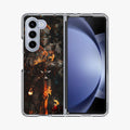 Ember King Warden Cursed Flame Samsung Galaxy Z Fold 5 Case