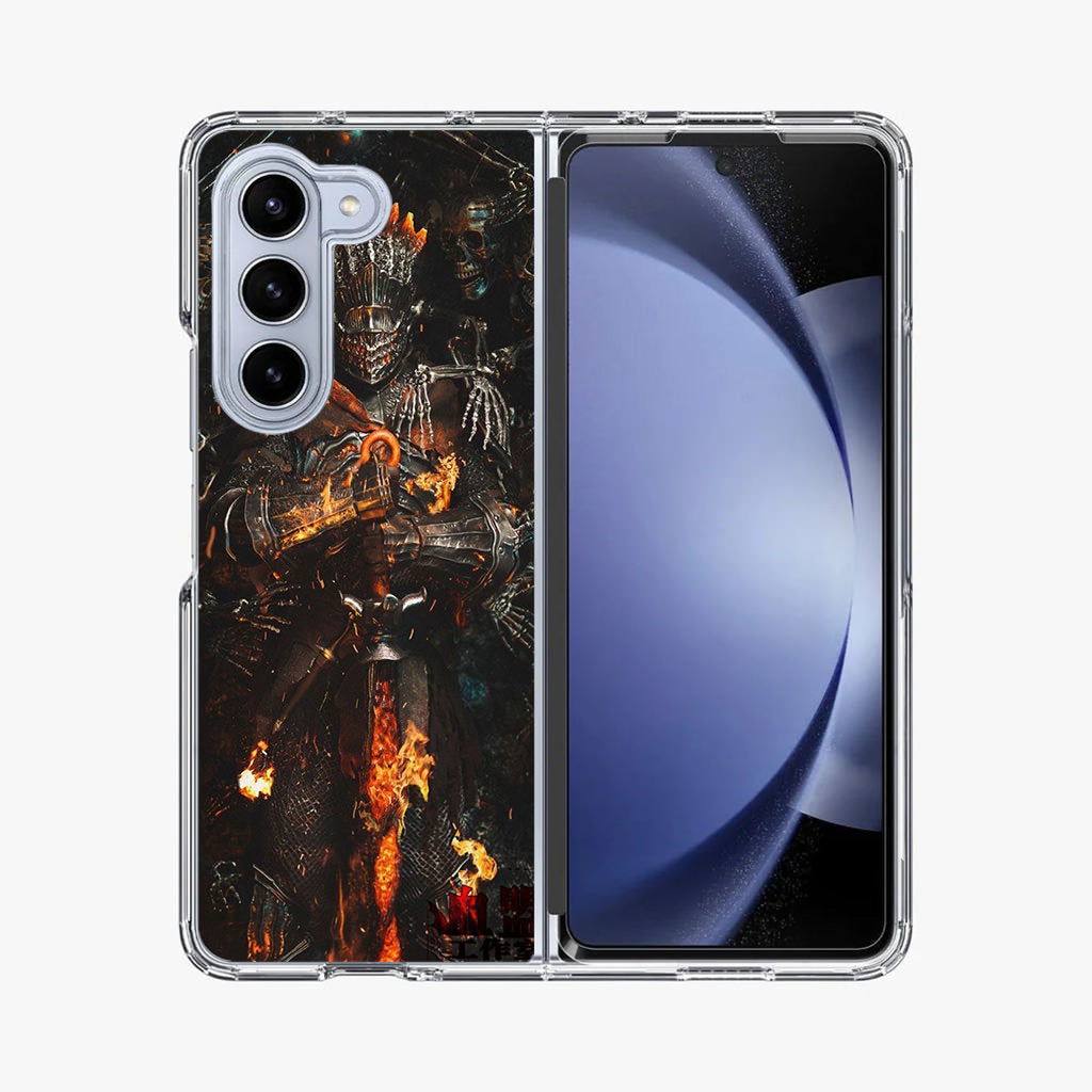 Ember King Warden Cursed Flame Samsung Galaxy Z Fold 5 Case