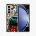Neon Drift Autumn Streets Samsung Galaxy Z Fold 5 Case