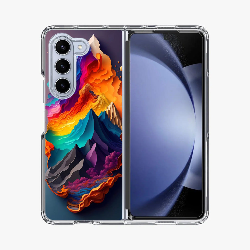 The Spectrum of Peaks Samsung Galaxy Z Fold 5 Case