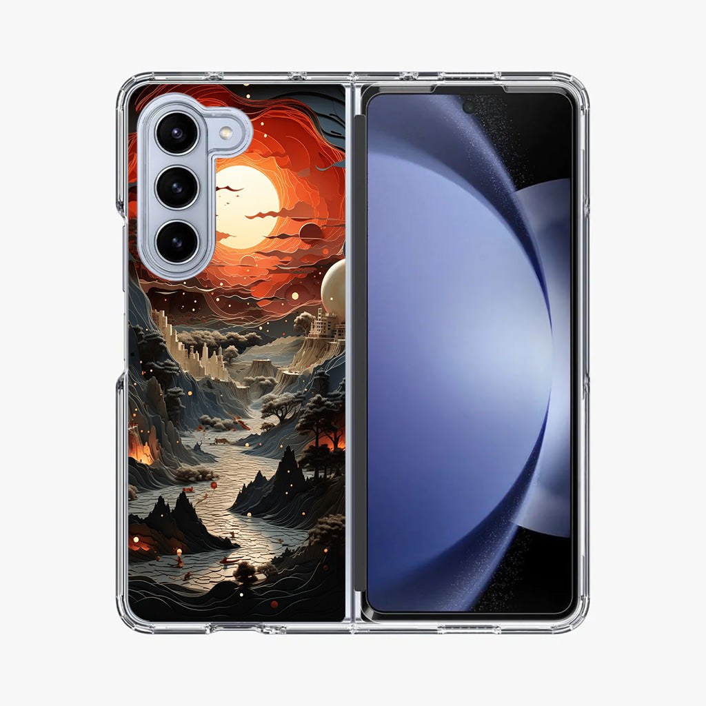 Valley of the Dying Sun Samsung Galaxy Z Fold 5 Case