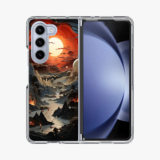 Valley of the Dying Sun Samsung Galaxy Z Fold 5 Case