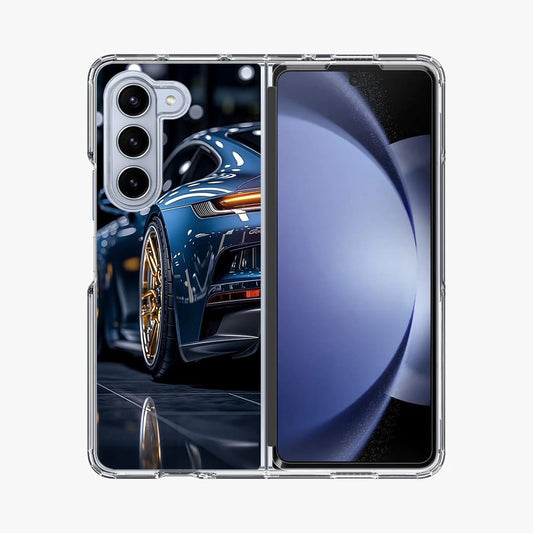 Velvet Thunder Elegance on Wheels Samsung Galaxy Z Fold 5 Case