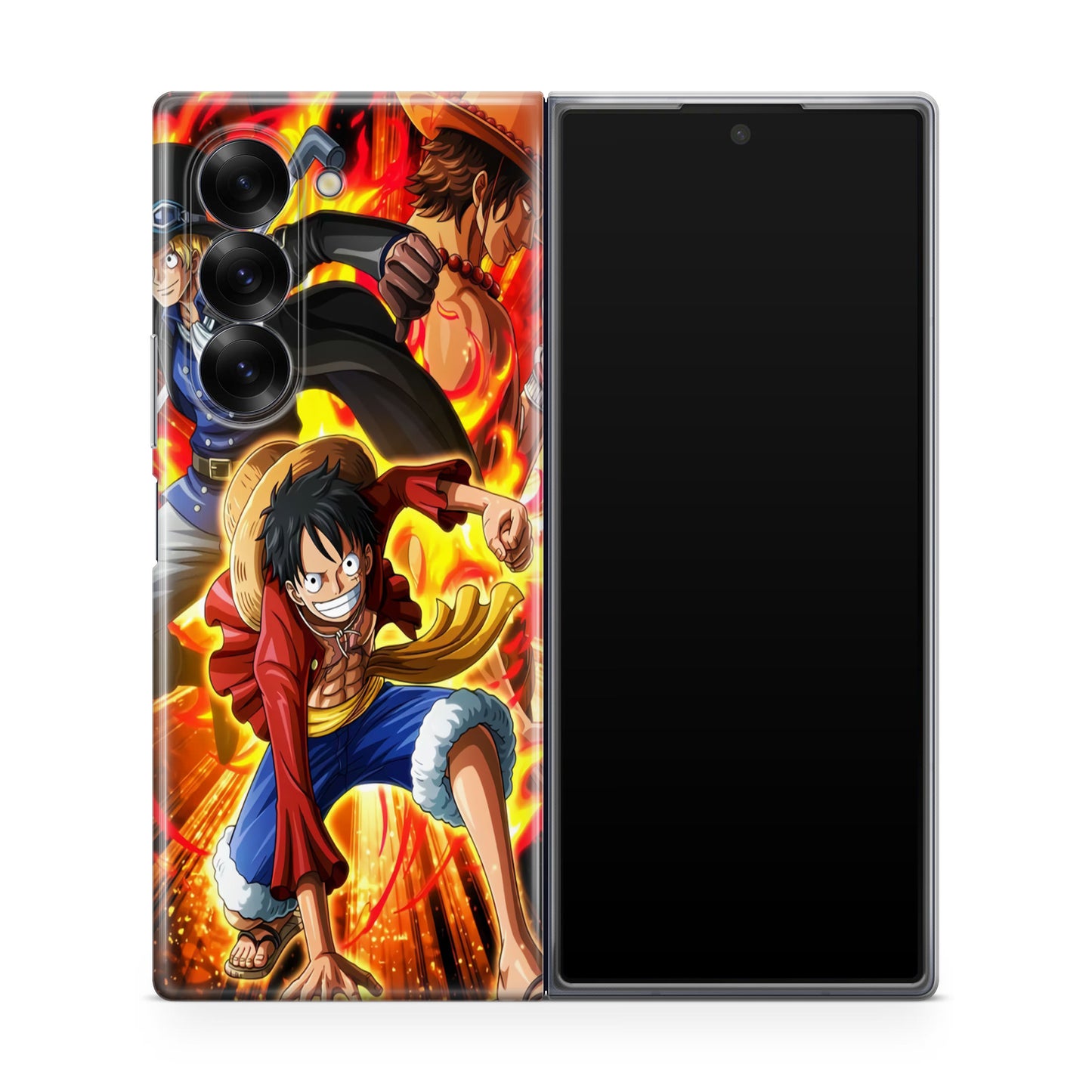 Ace Sabo Luffy Brotherhood Samsung Galaxy Z Fold 6 Case