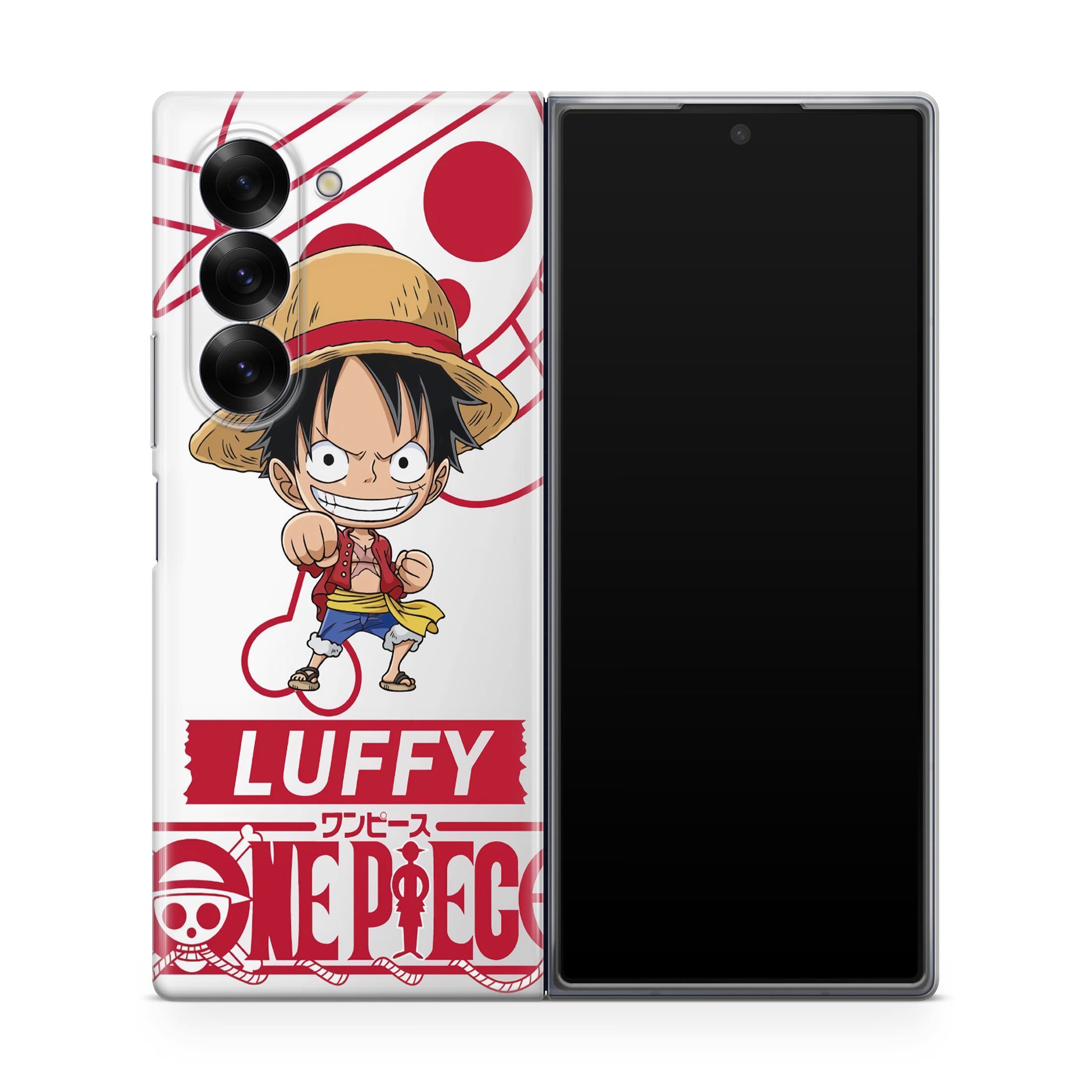 Chibi Luffy Samsung Galaxy Z Fold 6 Case