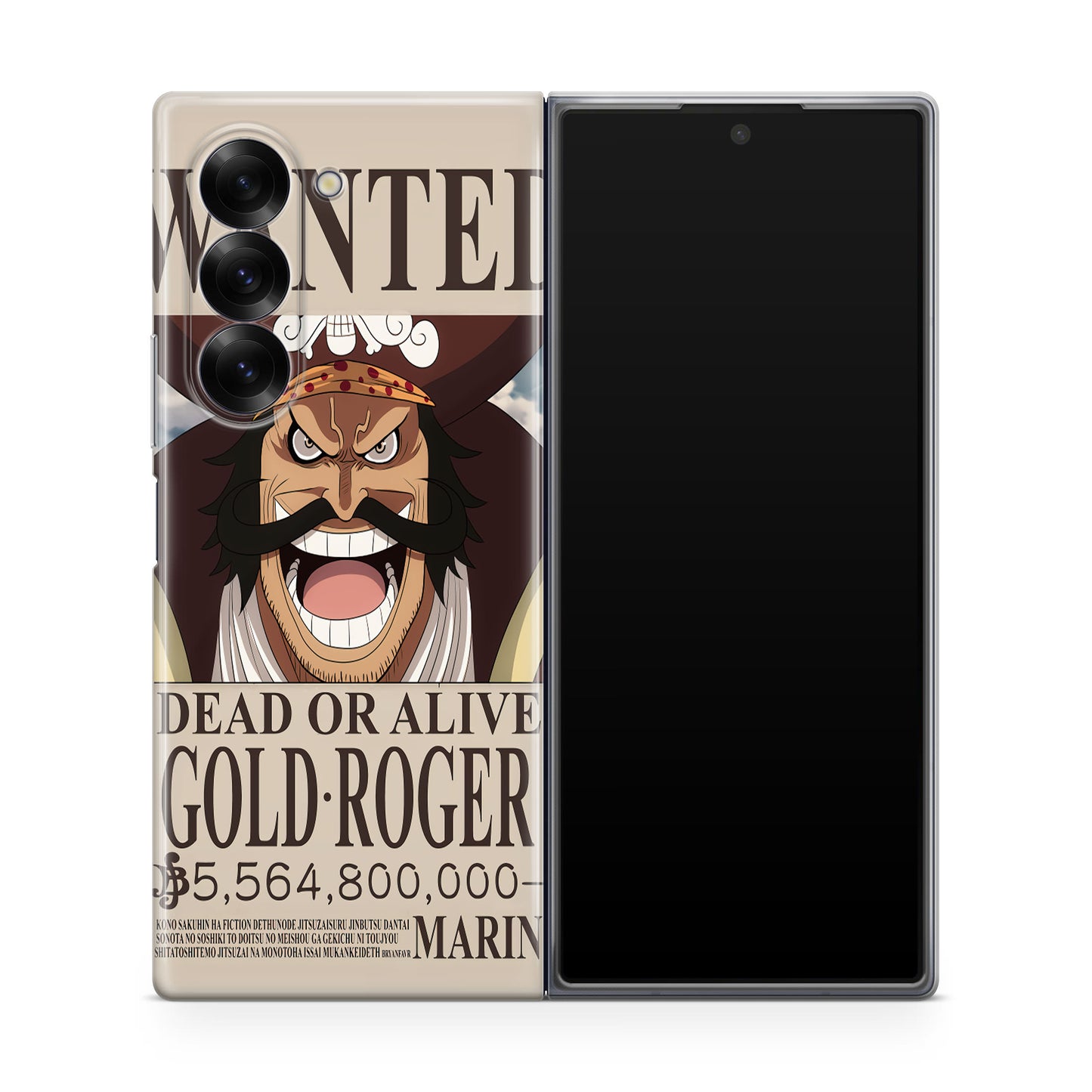 Gold Roger Bounty Samsung Galaxy Z Fold 6 Case