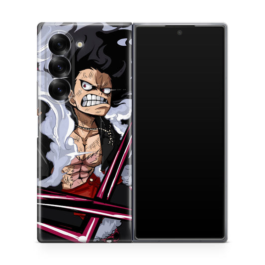 Luffy Snake Man Culverin Art Samsung Galaxy Z Fold 6 Case