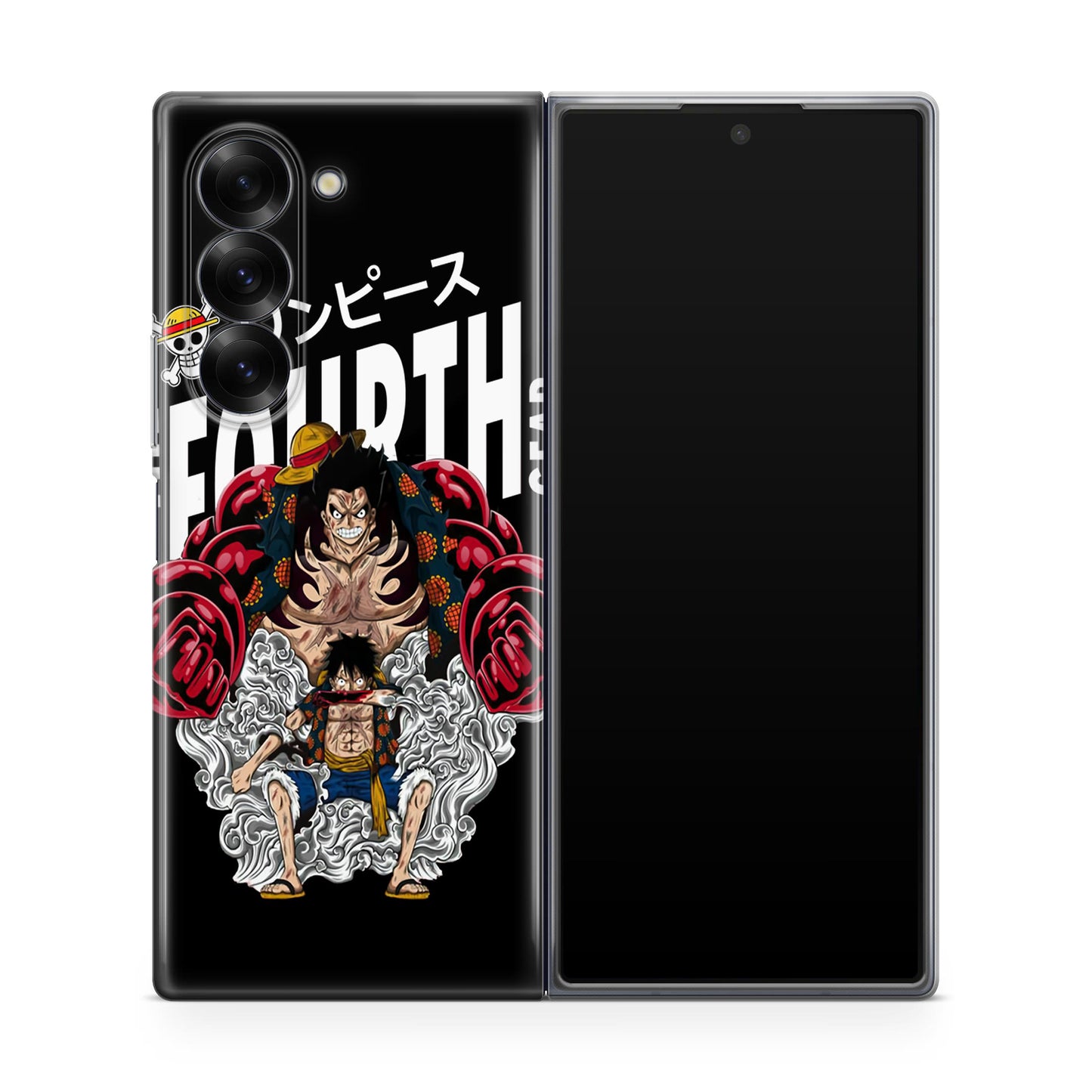 Luffy The Fourth Gear Black Samsung Galaxy Z Fold 6 Case