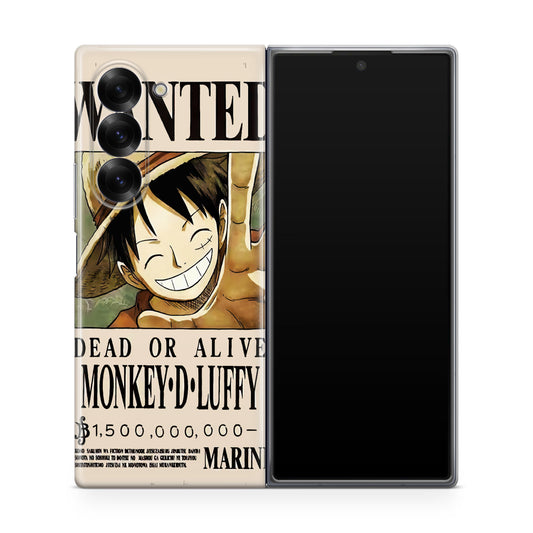 Monkey D Luffy Bounty Samsung Galaxy Z Fold 6 Case