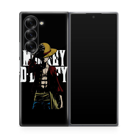 Monkey D Luffy Straw Hat Samsung Galaxy Z Fold 6 Case