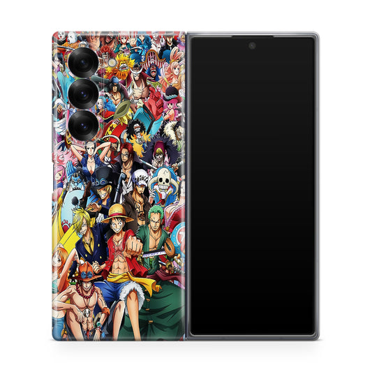 One Piece Characters In New World Samsung Galaxy Z Fold 6 Case