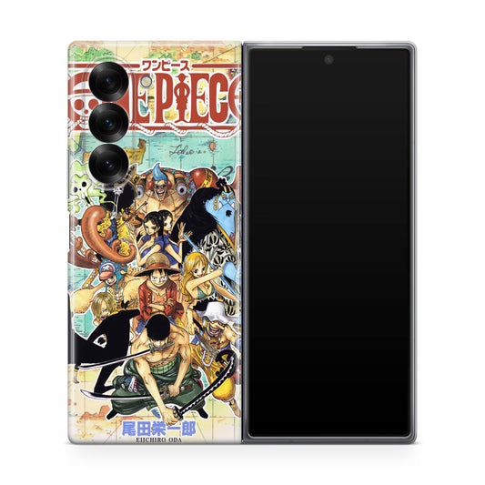 One Piece Comic Straw Hat Pirate Samsung Galaxy Z Fold 6 Case