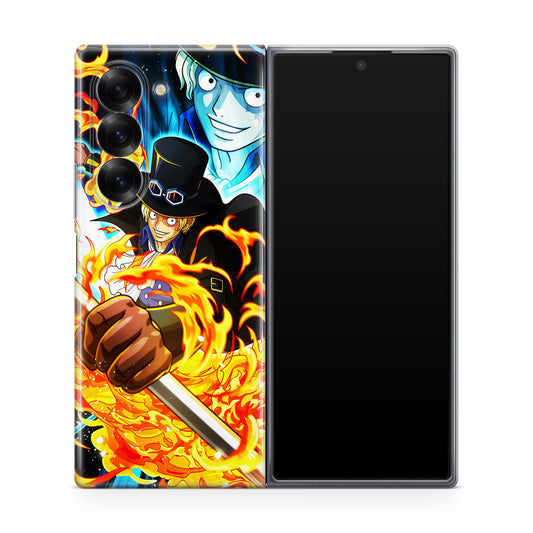 Sabo One Piece Samsung Galaxy Z Fold 6 Case