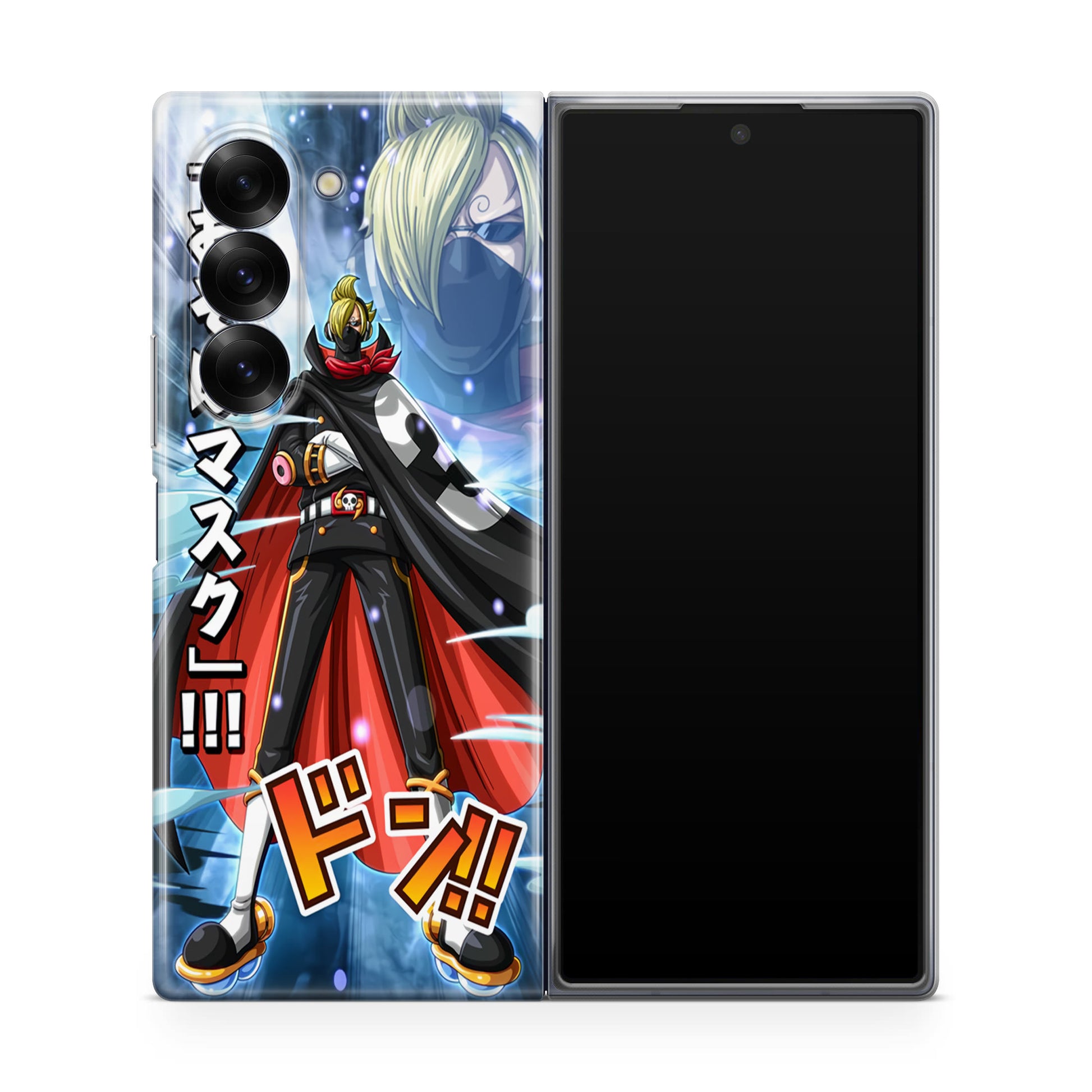 Stealth Black Sanji Samsung Galaxy Z Fold 6 Case