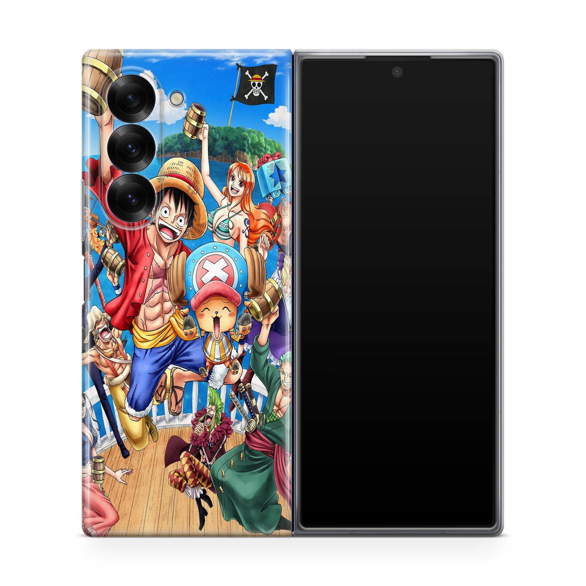 Straw Hat Pirates And Allies Samsung Galaxy Z Fold 6 Case