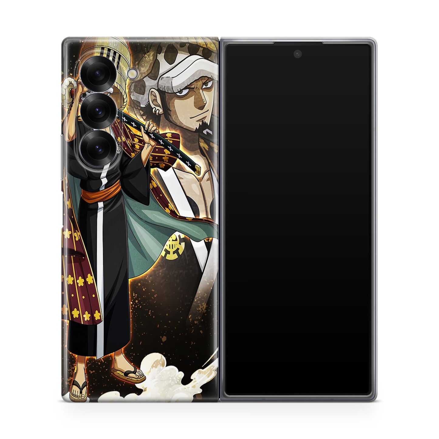 Trafalgar Law Wano Style Samsung Galaxy Z Fold 6 Case