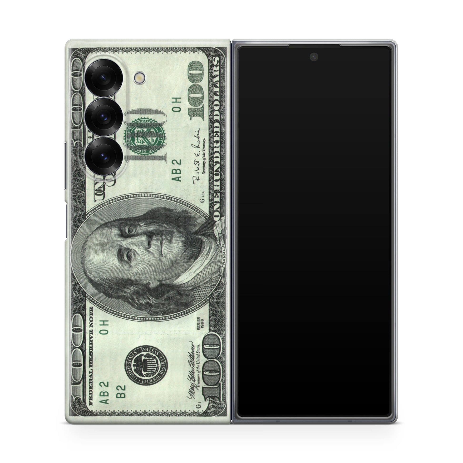 100 Dollar Samsung Galaxy Z Fold 6 Case