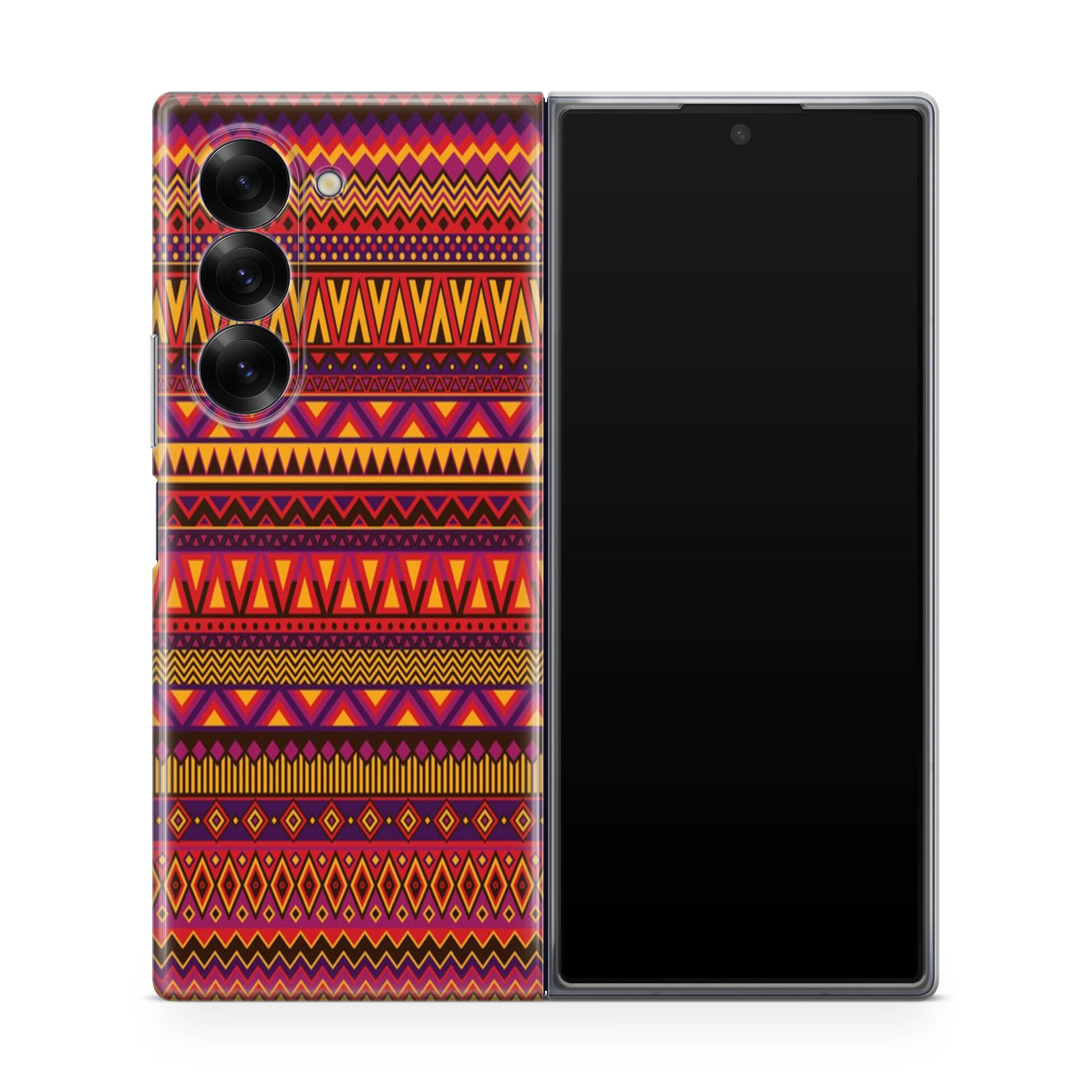 African Aztec Pattern Samsung Galaxy Z Fold 6 Case