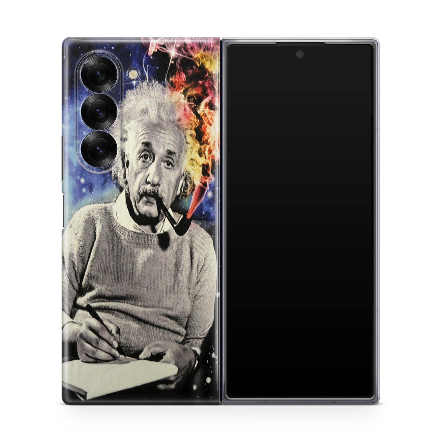 Albert Einstein Smoking Samsung Galaxy Z Fold 6 Case