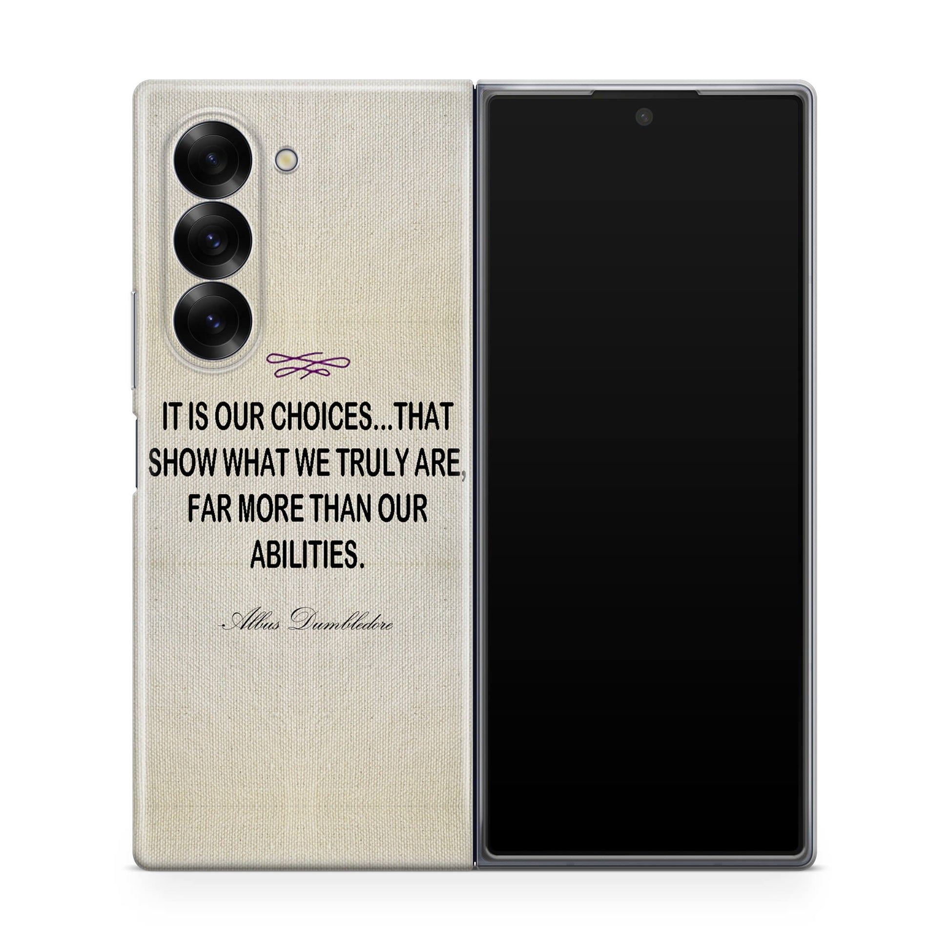 Albus Dumbledore Quote Samsung Galaxy Z Fold 6 Case