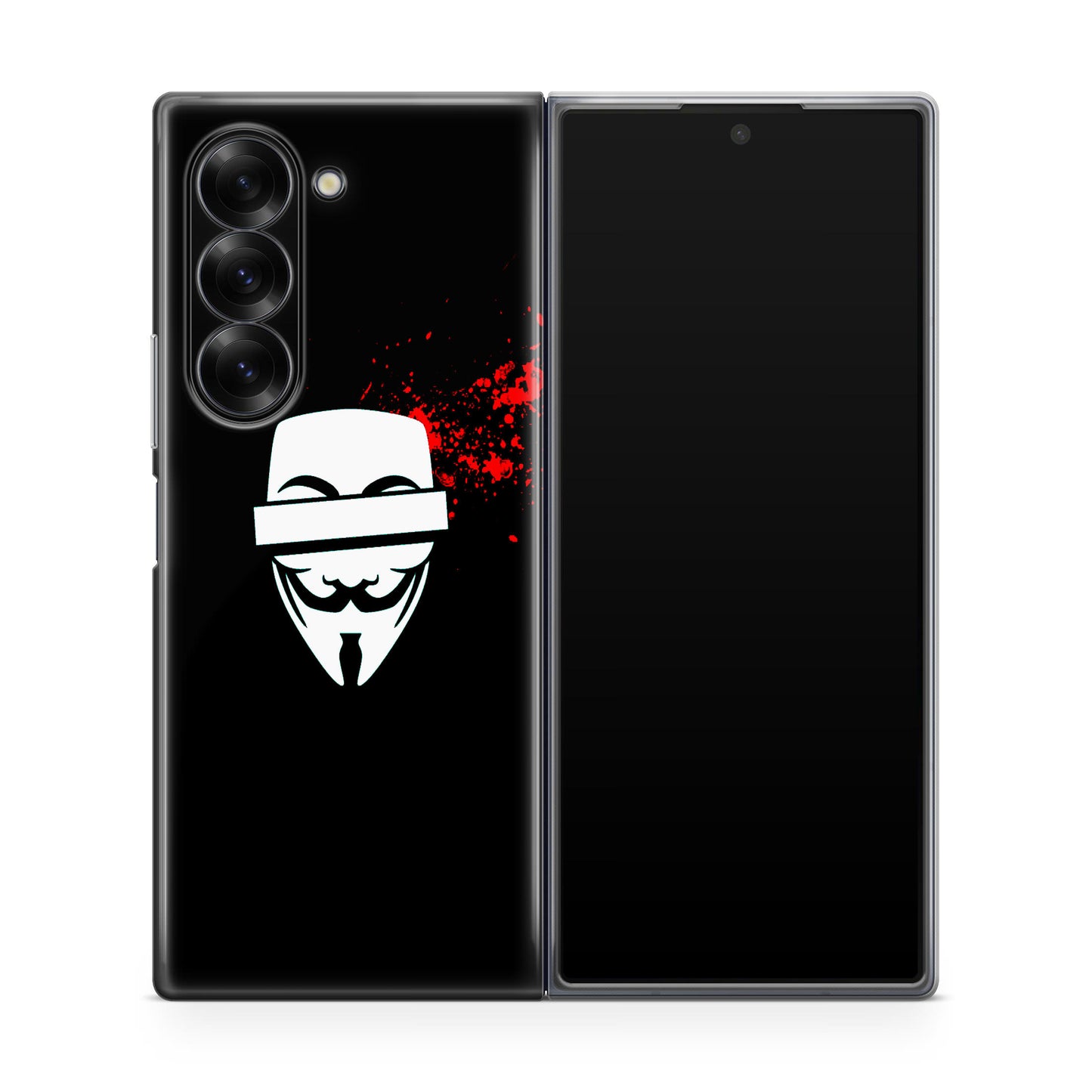 Anonymous Blood Splashes Samsung Galaxy Z Fold 6 Case