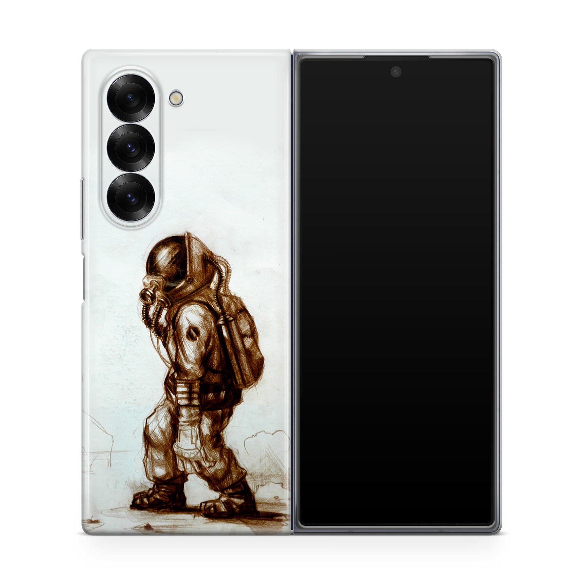 Astronaut Heavy Walk Samsung Galaxy Z Fold 6 Case