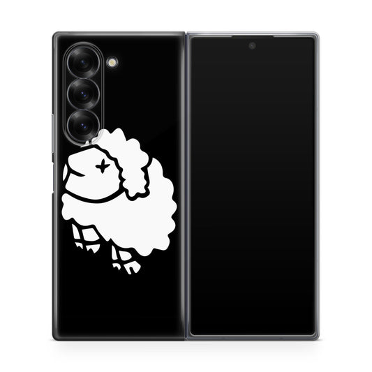 Baa Baa White Sheep Samsung Galaxy Z Fold 6 Case