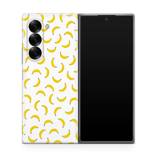 Bananas Fruit Pattern Samsung Galaxy Z Fold 6 Case